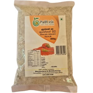 Finger Millet Flour | Kurakkan Flour | குரக்கன் மா | 400g |100% Gluten Free & Natural |High Protein & More Fiber