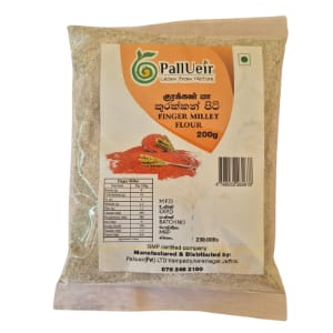 Finger millet flour | Kurakkan Flour | குரக்கன் மா | 200g |100% Gluten Free & Natural |High Protein & More Fiber